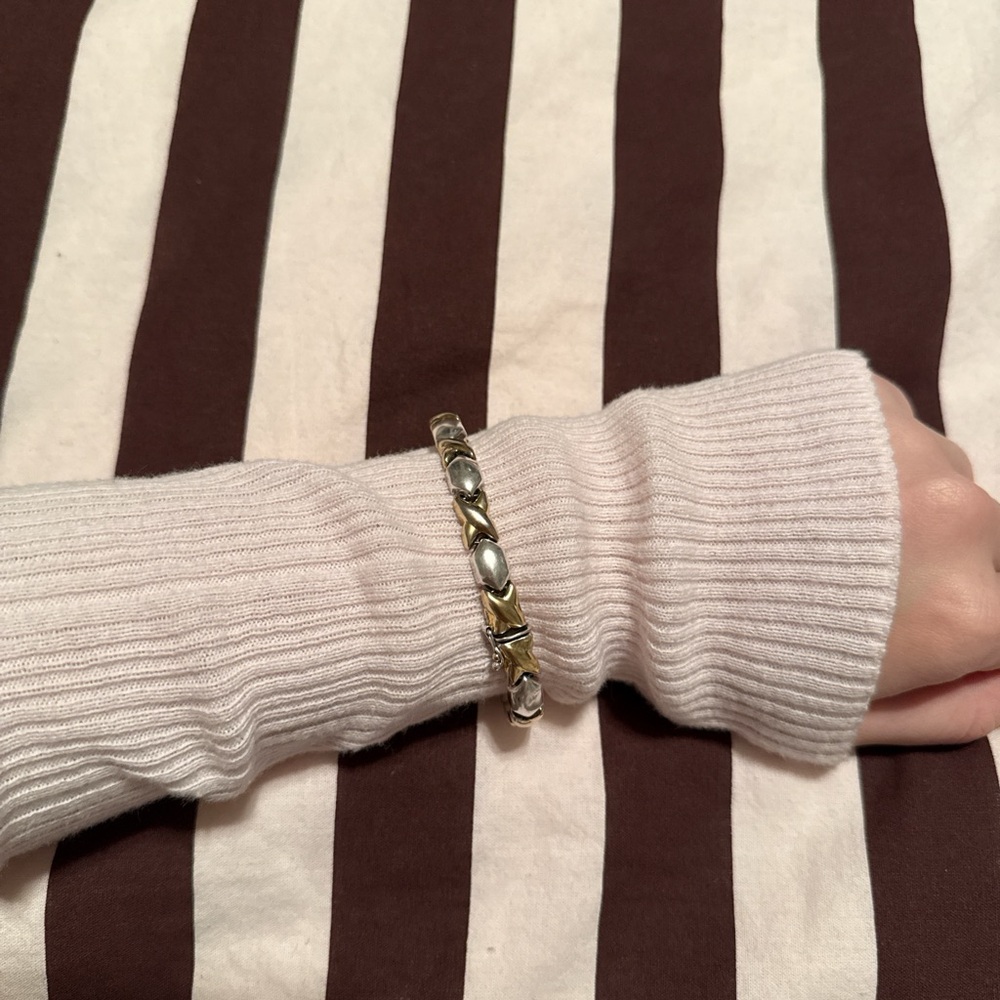 Elegant Two-Tone Bracelet